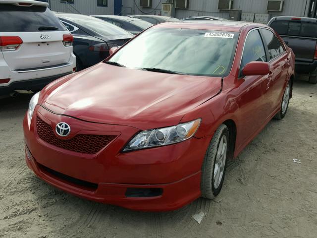 4T1BK46K77U003933 - 2007 TOYOTA CAMRY NEW RED photo 2