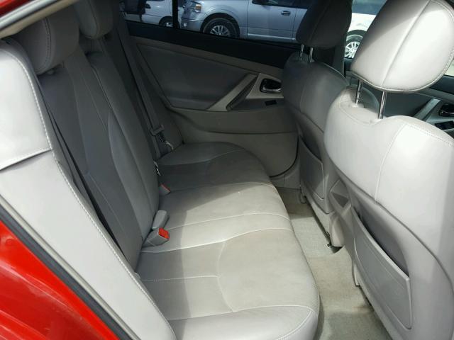 4T1BK46K77U003933 - 2007 TOYOTA CAMRY NEW RED photo 6