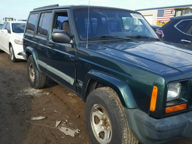 1J4FF68S2XL609689 - 1999 JEEP CHEROKEE S GREEN photo 9