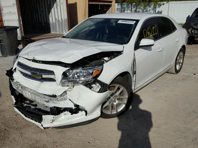 1G11D5RR6DF101725 - 2013 CHEVROLET MALIBU 1LT WHITE photo 2