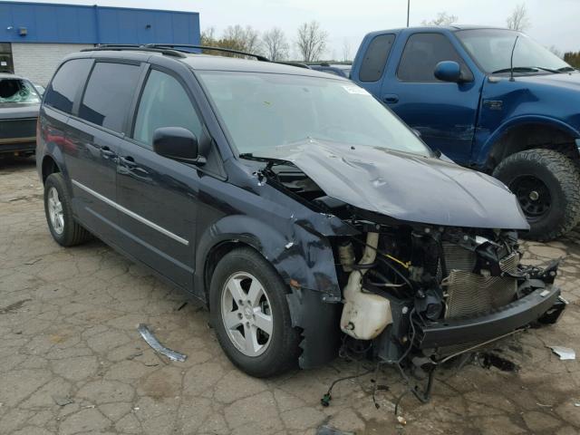 2D4RN5D13AR139655 - 2010 DODGE GRAND CARA BLUE photo 1