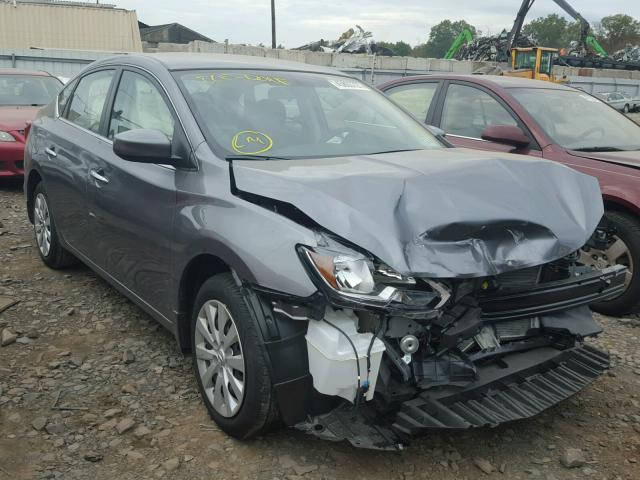 3N1AB7AP1HY303828 - 2017 NISSAN SENTRA S GRAY photo 1