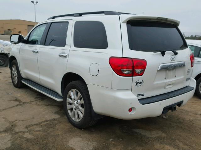 5TDDY5G10DS081686 - 2013 TOYOTA SEQUOIA PL WHITE photo 3