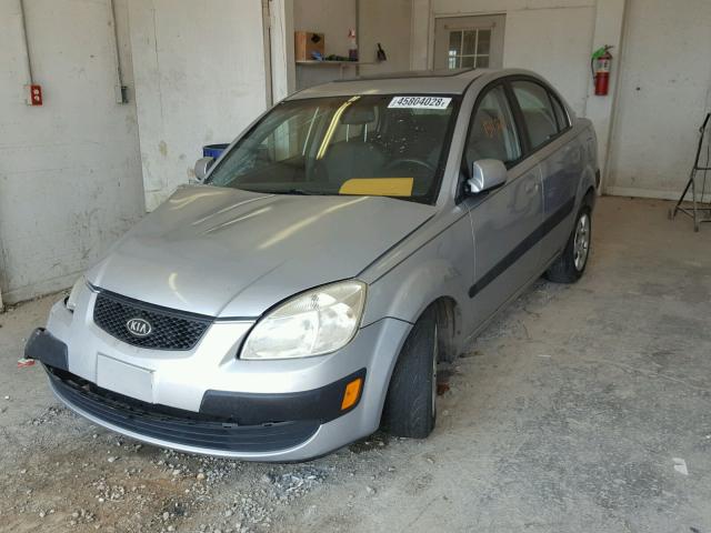 KNADE123X66167002 - 2006 KIA RIO SILVER photo 2