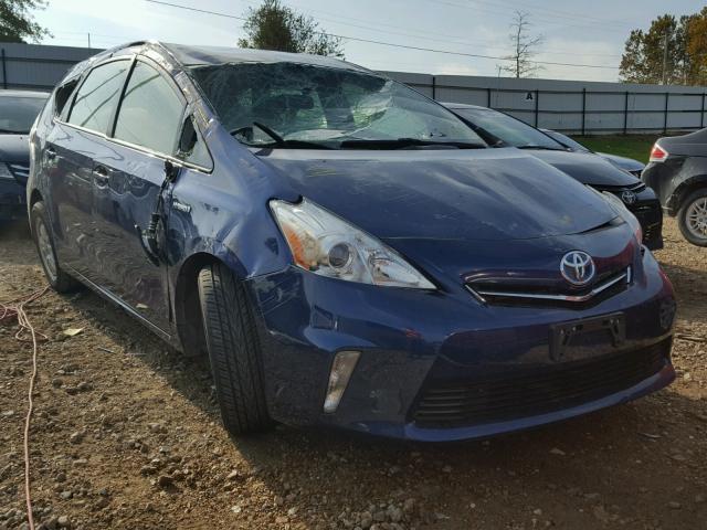 JTDZN3EU0C3122866 - 2012 TOYOTA PRIUS V BLUE photo 1