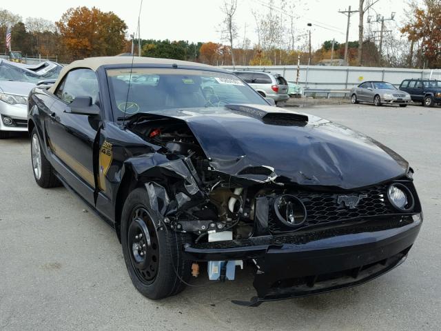 1ZVHT85H475234286 - 2007 FORD MUSTANG BLACK photo 1
