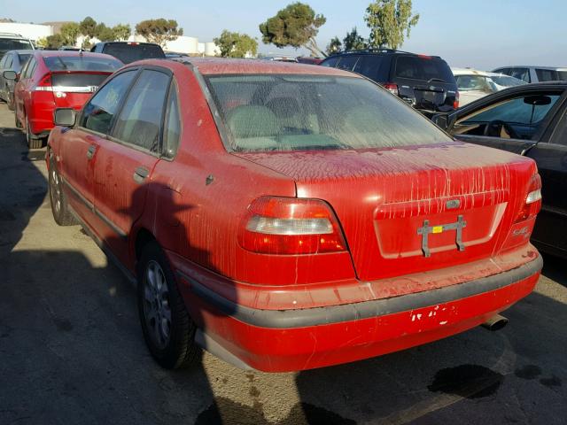 YV1VS2556YF535935 - 2000 VOLVO S40 RED photo 3