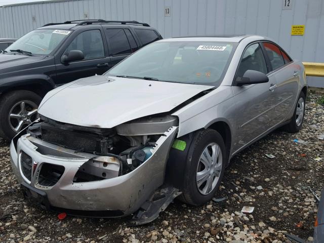 1G2ZG558264102288 - 2006 PONTIAC G6 SE1 SILVER photo 2