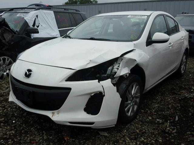 JM1BL1V7XD1806388 - 2013 MAZDA 3 I WHITE photo 2