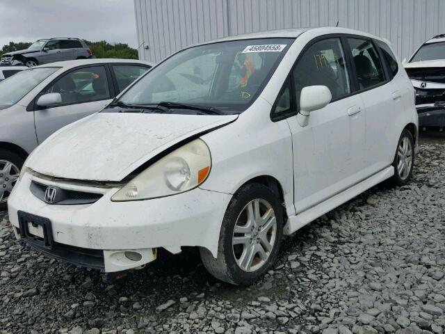 JHMGD38697S058652 - 2007 HONDA FIT S 白色 照片 2