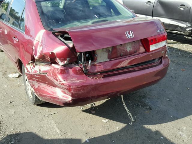 JHMCM56733C073321 - 2003 HONDA ACCORD EX RED photo 9