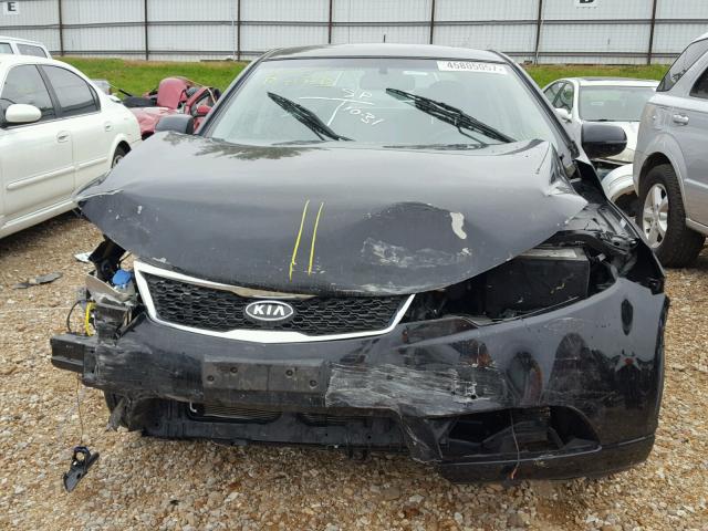 KNAFW4A31D5685897 - 2013 KIA FORTE SX BLACK photo 7