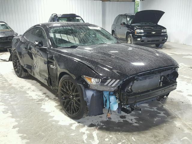 1FA6P8CF6H5230599 - 2017 FORD MUSTANG GT BLACK photo 1