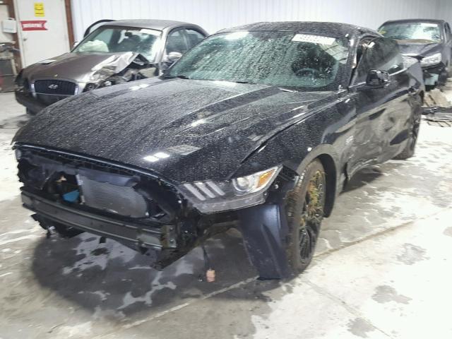 1FA6P8CF6H5230599 - 2017 FORD MUSTANG GT BLACK photo 2