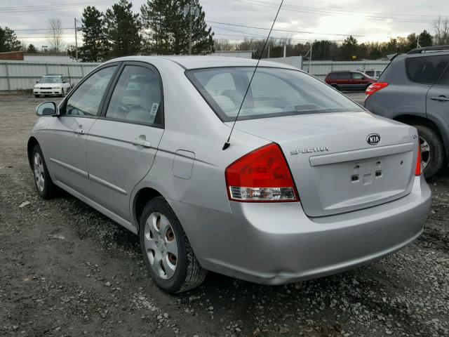 KNAFE222895603622 - 2009 KIA SPECTRA EX SILVER photo 3