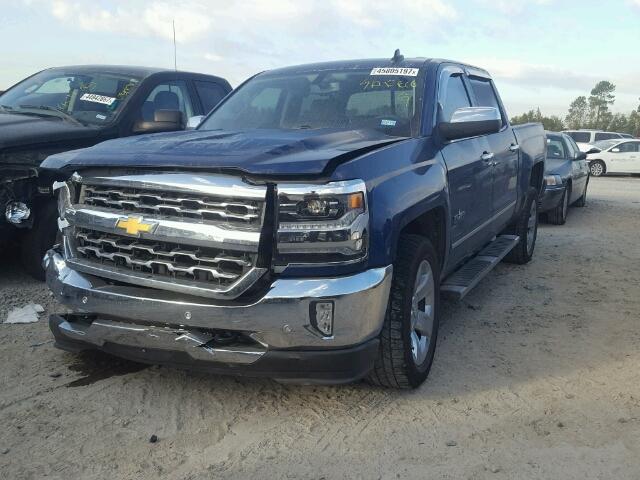 3GCPCSEC6HG289462 - 2017 CHEVROLET SILVERADO BLUE photo 2