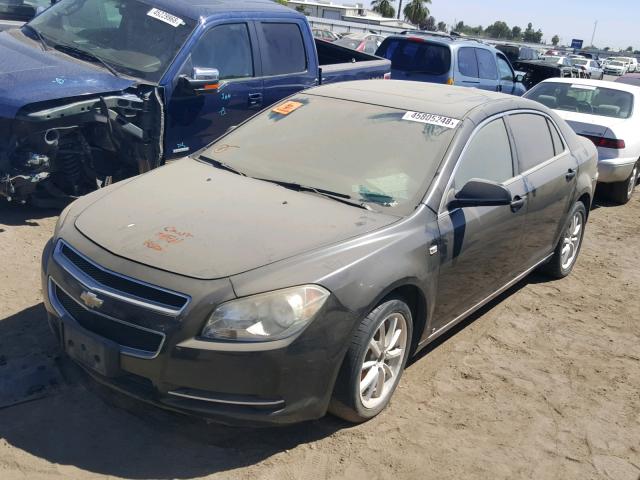 1G1ZH57B38F293768 - 2008 CHEVROLET MALIBU 1LT 黑色 照片 2