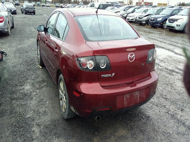 JM1BK32F491231657 - 2009 MAZDA 3 I MAROON photo 3