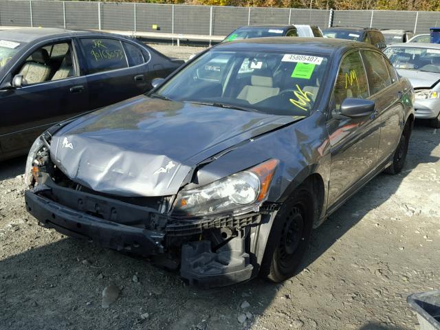 1HGCP2F30CA246696 - 2012 HONDA ACCORD LX GRAY photo 2