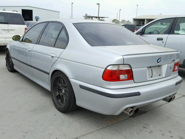 WBSDE93471BZ99320 - 2001 BMW M5 SILVER photo 3