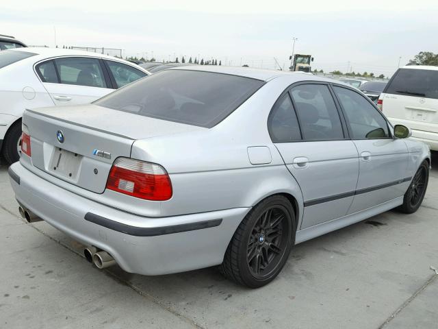 WBSDE93471BZ99320 - 2001 BMW M5 SILVER photo 4