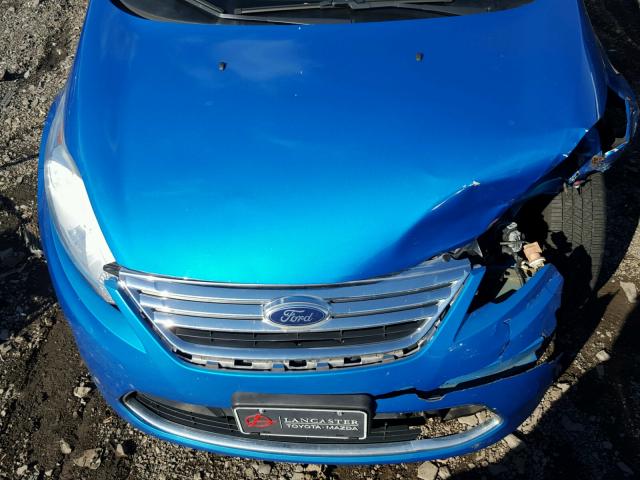 3FADP4BJ0CM220871 - 2012 FORD FIESTA SE BLUE photo 7