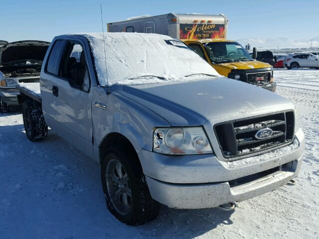 1FTRX14W34NA92446 - 2004 FORD F150 SILVER photo 1