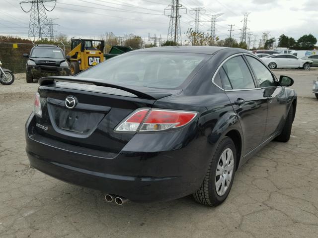 1YVHZ8BH4B5M00699 - 2011 MAZDA 6 I BLACK photo 4