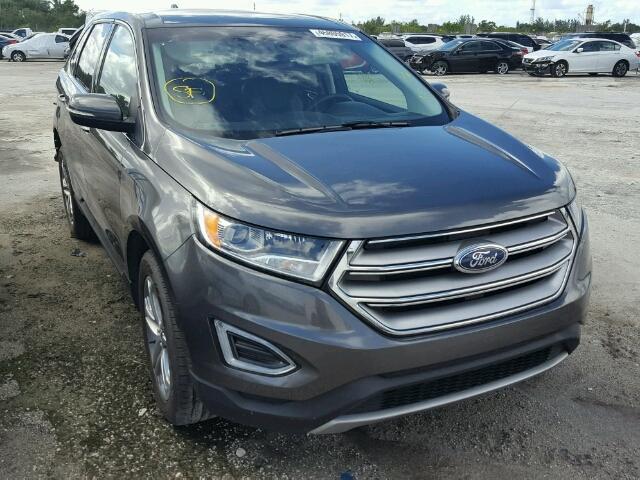 2FMPK3K97GBB05287 - 2016 FORD EDGE Сірий фото 1