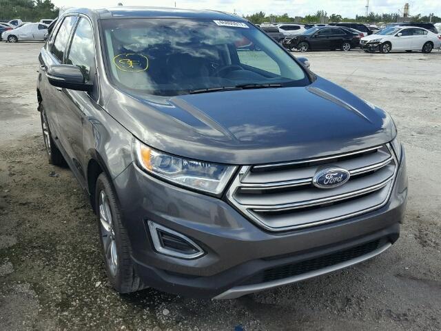 2FMPK3K97GBB05287 - 2016 FORD EDGE GRAY photo 1