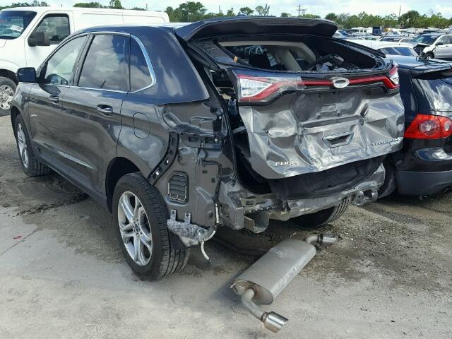 2FMPK3K97GBB05287 - 2016 FORD EDGE GRAY photo 3