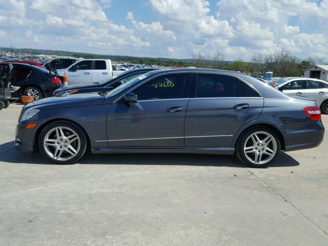 WDDHF8JB4DA715188 - 2013 MERCEDES-BENZ E 350 4MAT GRAY photo 9