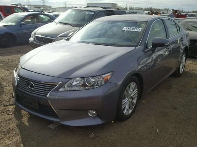 JTHBK1GG8D2062203 - 2013 LEXUS ES 350 GRAY photo 2