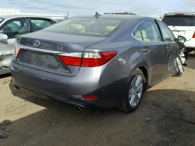 JTHBK1GG8D2062203 - 2013 LEXUS ES 350 GRAY photo 4