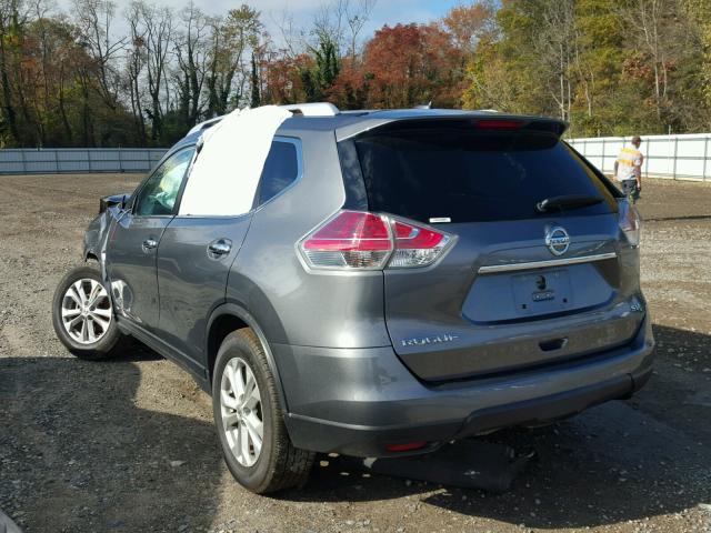 JN8AT2MT9GW021744 - 2016 NISSAN ROGUE S GRAY photo 3