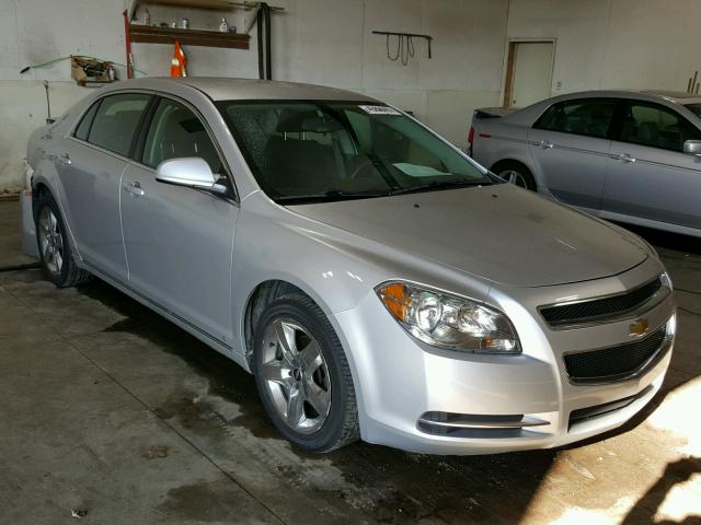 1G1ZC5EB8A4108343 - 2010 CHEVROLET MALIBU 1LT SILVER photo 1