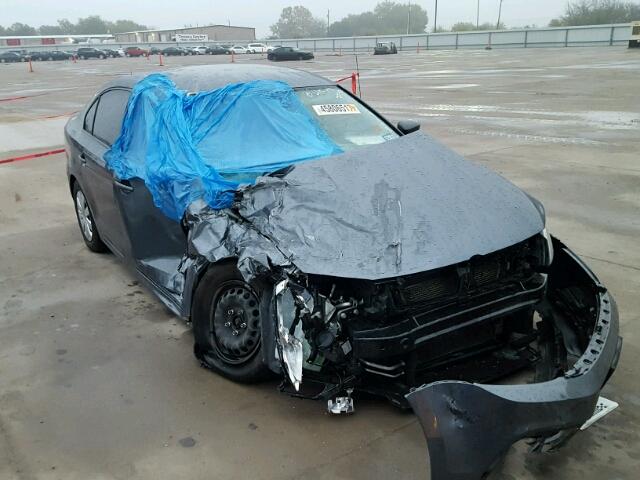 3VW2K7AJ0FM287099 - 2015 VOLKSWAGEN JETTA BASE CHARCOAL photo 1