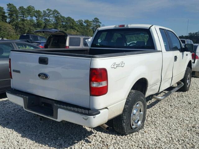 1FTPX14V16KC83043 - 2006 FORD F150 WHITE photo 4