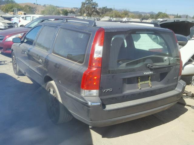 YV1SW592452480445 - 2005 VOLVO V70 FWD GRAY photo 3