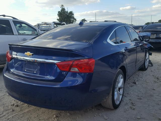 1G1125S32EU154544 - 2014 CHEVROLET IMPALA BLUE photo 4