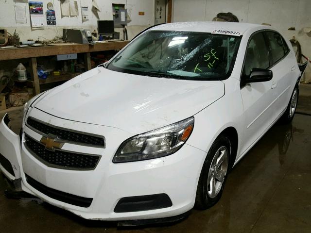 1G11B5SA3DU150189 - 2013 CHEVROLET MALIBU LS თეთრი ფოტო 2