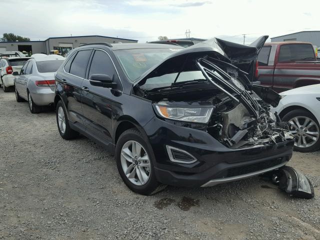 2FMPK3J99GBB93907 - 2016 FORD EDGE SEL BLACK photo 1