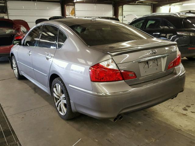 JNKCY01F79M851239 - 2009 INFINITI M35 BASE GRAY photo 3