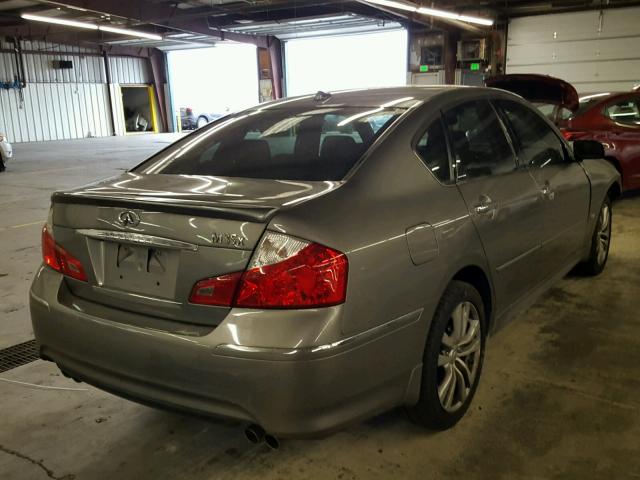 JNKCY01F79M851239 - 2009 INFINITI M35 BASE GRAY photo 4