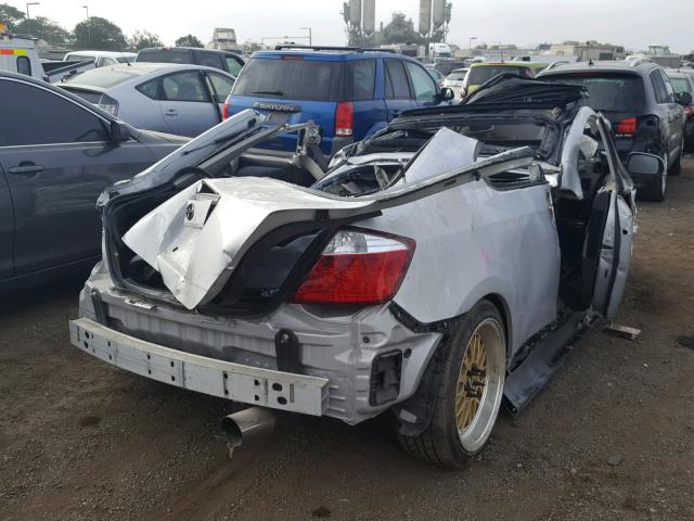 JTKDE177350011196 - 2005 TOYOTA SCION TC 银色 照片 4