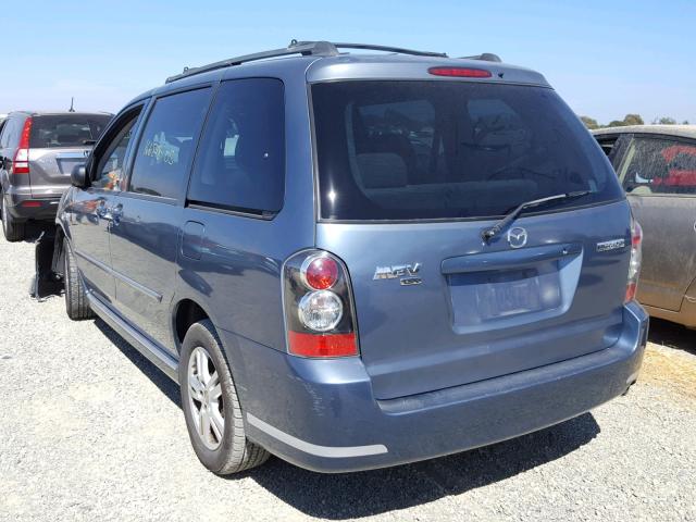 JM3LW28J950534603 - 2005 MAZDA MPV WAGON BLUE photo 3