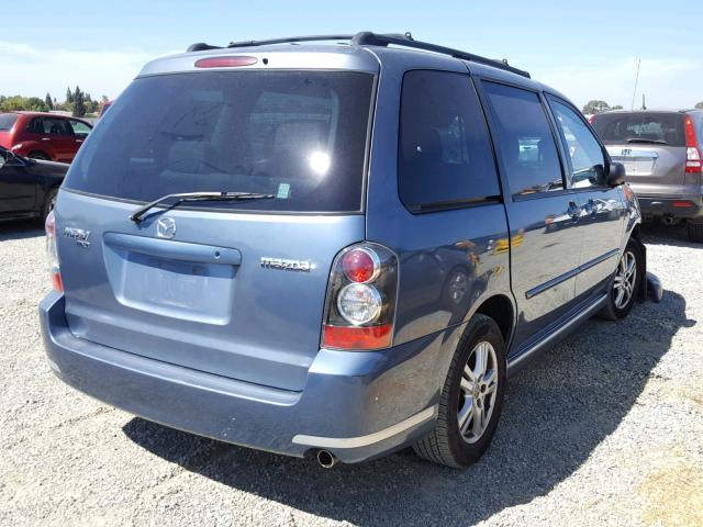 JM3LW28J950534603 - 2005 MAZDA MPV WAGON BLUE photo 4