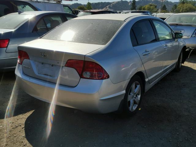 2HGFA16817H302849 - 2007 HONDA CIVIC EX GRAY photo 4