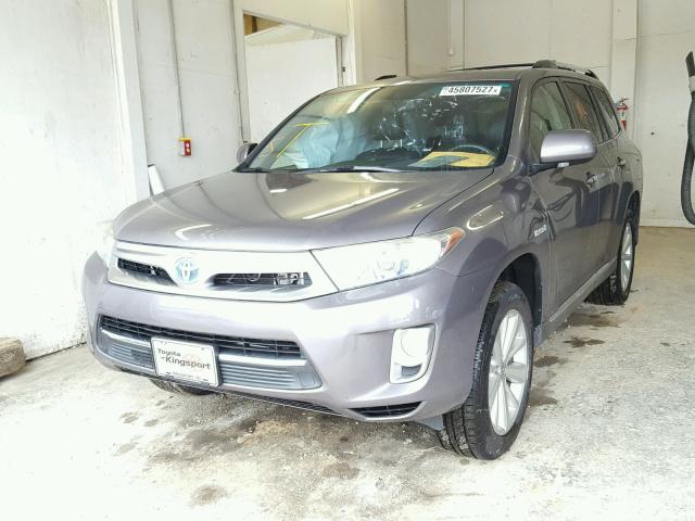 JTEDC3EH6B2003660 - 2011 TOYOTA HIGHLANDER GRAY photo 2