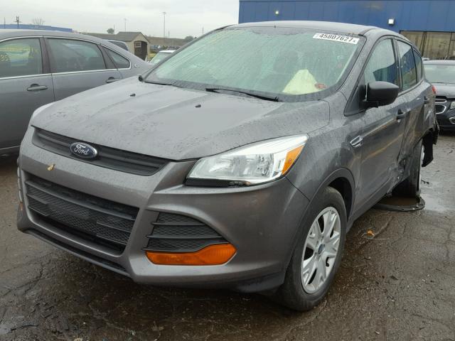 1FMCU0F7XDUD09359 - 2013 FORD ESCAPE S GRAY photo 2